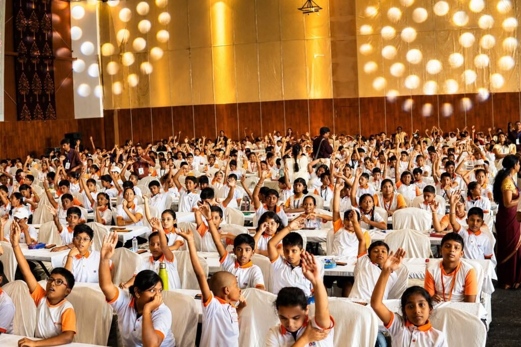Mastermind Abacus students competing in a large national abacus event